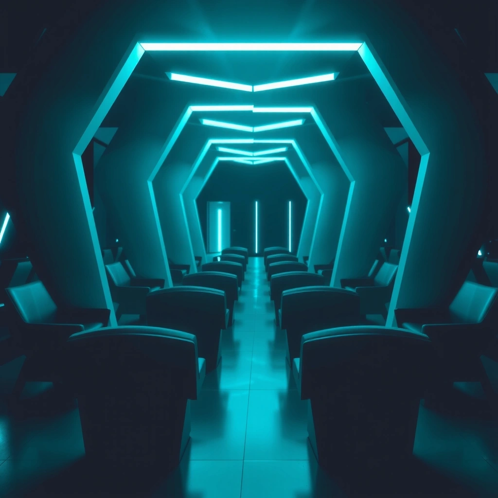 Abstrakte Darstellung von Biochemie und Datenanalyse