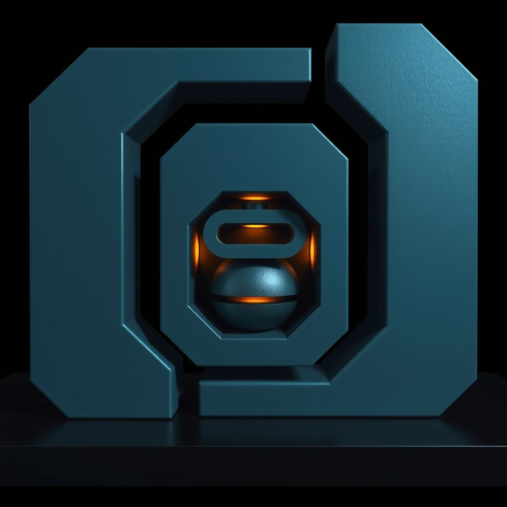 Abstrakte industrielle Formen